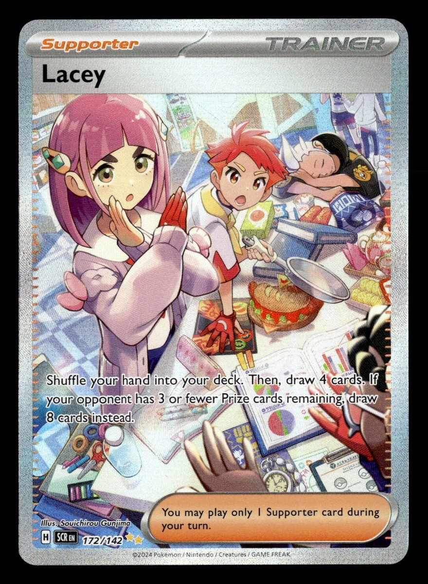 lacey pokemon card price Lacey (Special Illustration Rare) 172/142 Pokémon Scarlet Violet Stellar  Crown