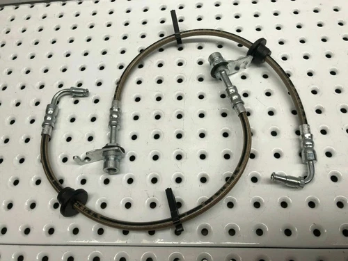 BREMBO 4 - 6 PISTON CALIPERS FRONT BRAIDED BRAKE HOSES FALCON FG FPV XR6 XR8 F6