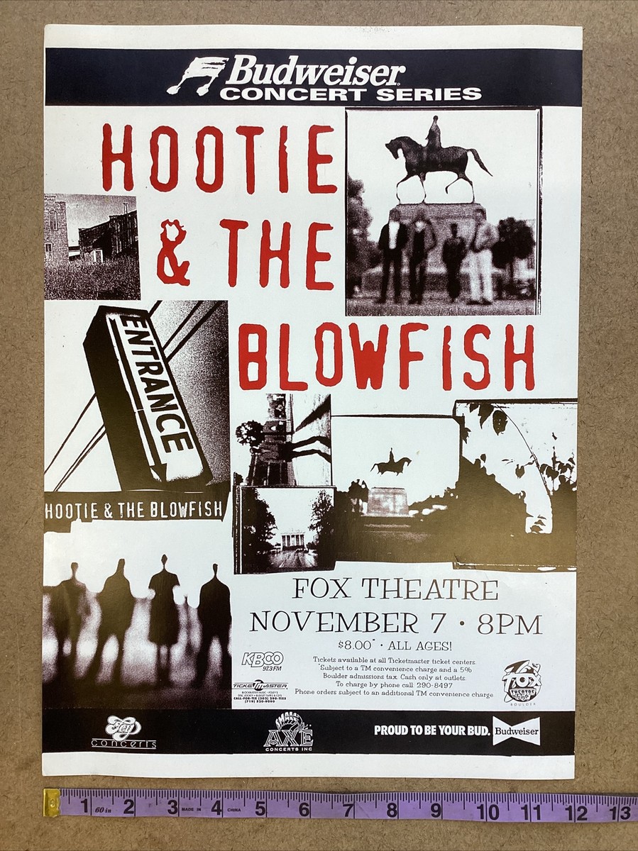 Pair of Vintage Hootie The Blowfish Concert Posters Colorado