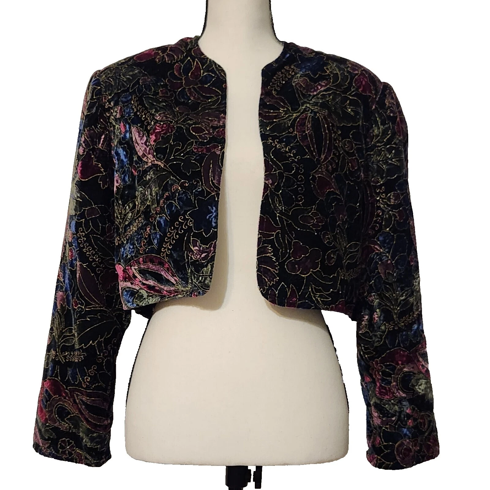 Eveningwear Velvet Vintage Tops para mujer