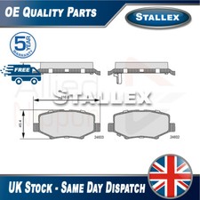 Adatto per Jeep Wrangler 2007- Dodge Nitro 2006-2012 Set pastiglie freno stalla posteriore