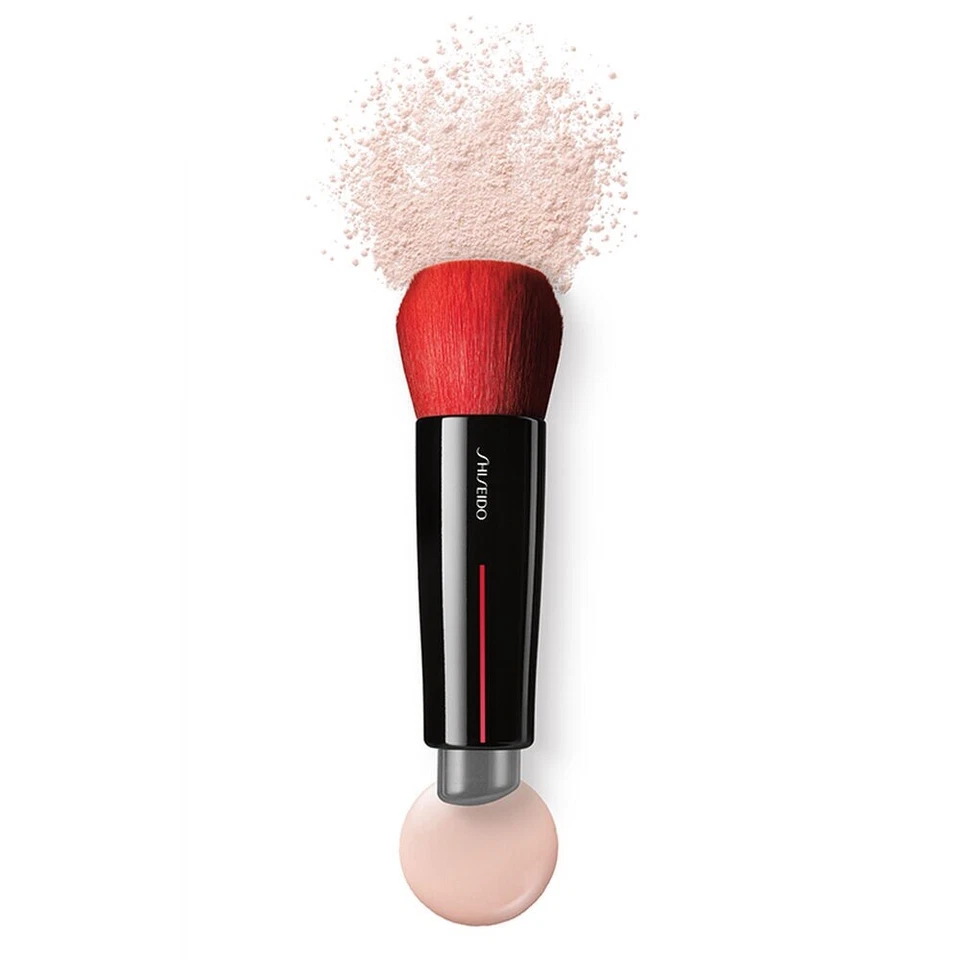 Shiseido Original DAIYA FUDE Face Duo Brush Camellia - Image 2 of 2