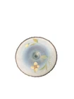 Hand Painted Fenton Signed Candle Plate