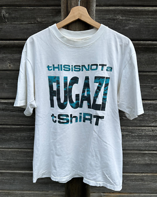 #ad #ad 90s Fugazi quot;This is not a Fugaziquot; White Unisex T shirt Size S 5XL $16.14