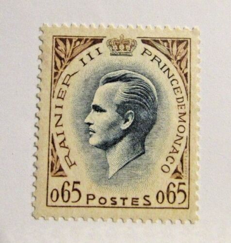 MONACO Sc #465 * MH , Royalty, Prince Rainier III, postage stamp, Fine +