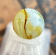 Vintage Alley Agate Marble Pennsboro WV Gorgeous Transparent Honey Base 5/8