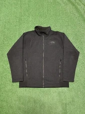 The North Face Far Northern Full Zip Up Jacket Men’s Large Heather Gray Fleece