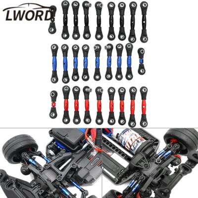 LWORD Aluminum Front Rear Tie Rods Set For TRAXXAS 1/10 Bronco GT4-TEC 2.0