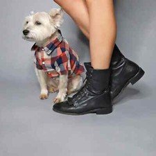 Vintage Black Roper Boots, 7 Size Womens, 1980's Genuine Leather Lace Up Boots