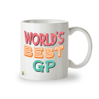 TS1080 World's Best GP Tasse Geschenk - Arzt Allgemeinmediziner Kaffeetasse 11oz