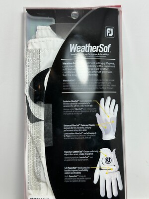 New FootJoy StaSof Golf Glove Medium Single Item At