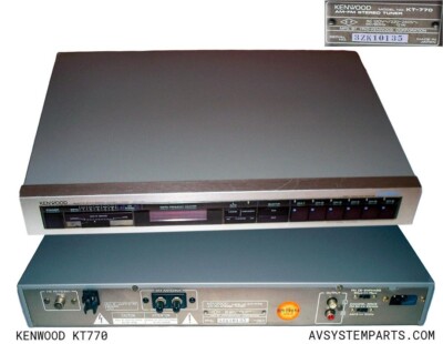 Kenwood KT-770 Stereo AM/FM Tuner Made in Japan | eBay