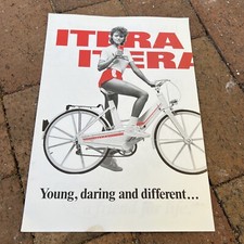 Rare Vtg Original ITERA plastic bicycles made by Volvo Brochure -B