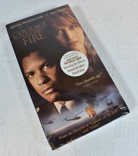 "Courage Under Fire" Award Winning Film VHS Tape w/ Denzel Washington, Meg Ryan