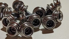 15 SNAPS TONNEAU COVER, CONVERTIBLE TOP, BOOTS  3/8 STAINLESS MACHINE SCREW 8-32