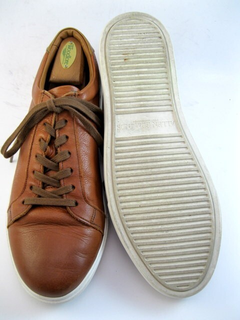 Allen Edmonds "COURTSIDE" Low-Top Leather Dress Sneakers 10.5 D Chili (478N)