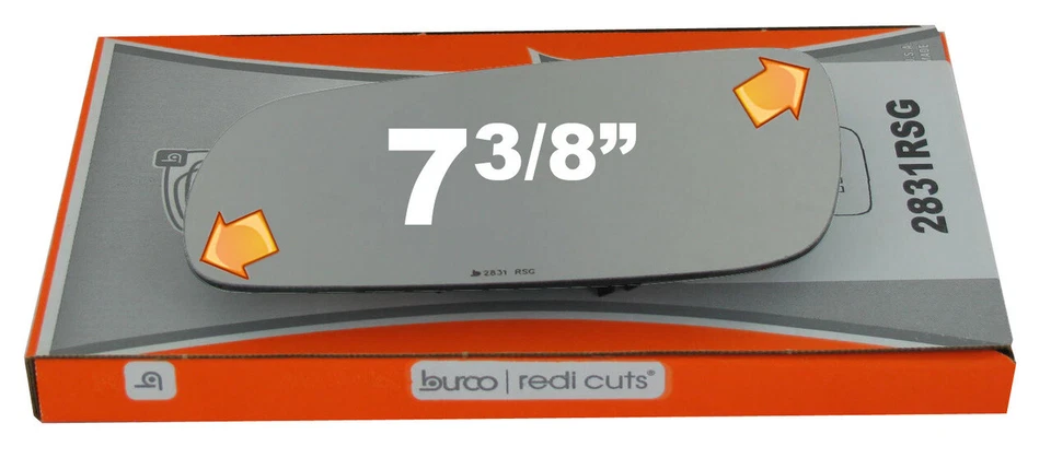 Nuevo espejo retrovisor plano izquierdo de repuesto de vidrio para VW Cabrio 99-02 sin placa de respaldo Foto 2 de 4