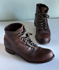 Wolverine Men's Brown 1000 Mile Leather Lace-Up Ankle Boots Size 9.5D