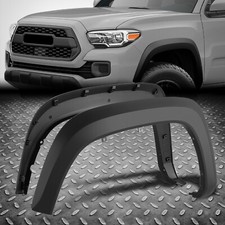 2pcs For 16-23 Toyota Tacoma Oe Style Matte Black Front Wheel Fender Flares 2pcs For 16-23 Toyota Tacoma Oe Style Matte Black Front Wheel Fender Flares