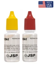 JSP Gold Jewelry Testing 10K 18K Test Acid Solutions Coins Bars Precious Metals