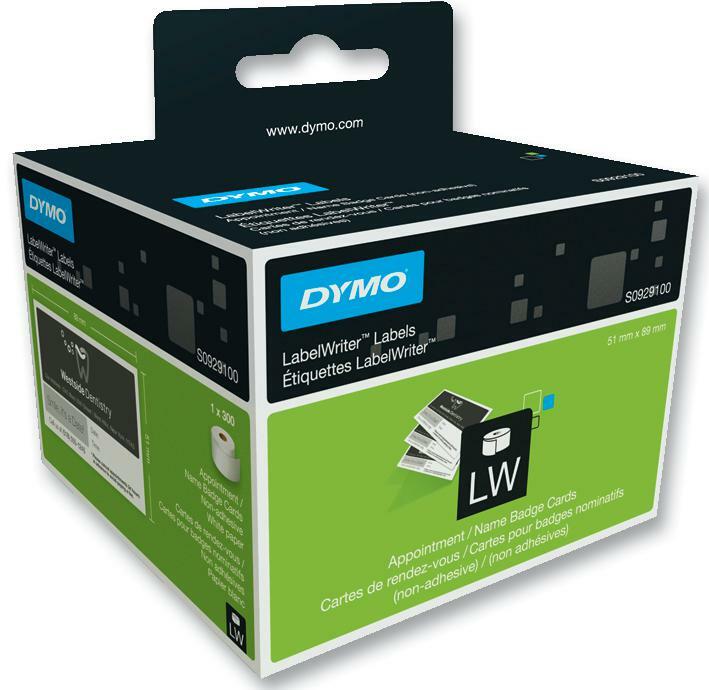 Dymo-Compatible LW Appointment Name Badge Cards for Office Label Printers  