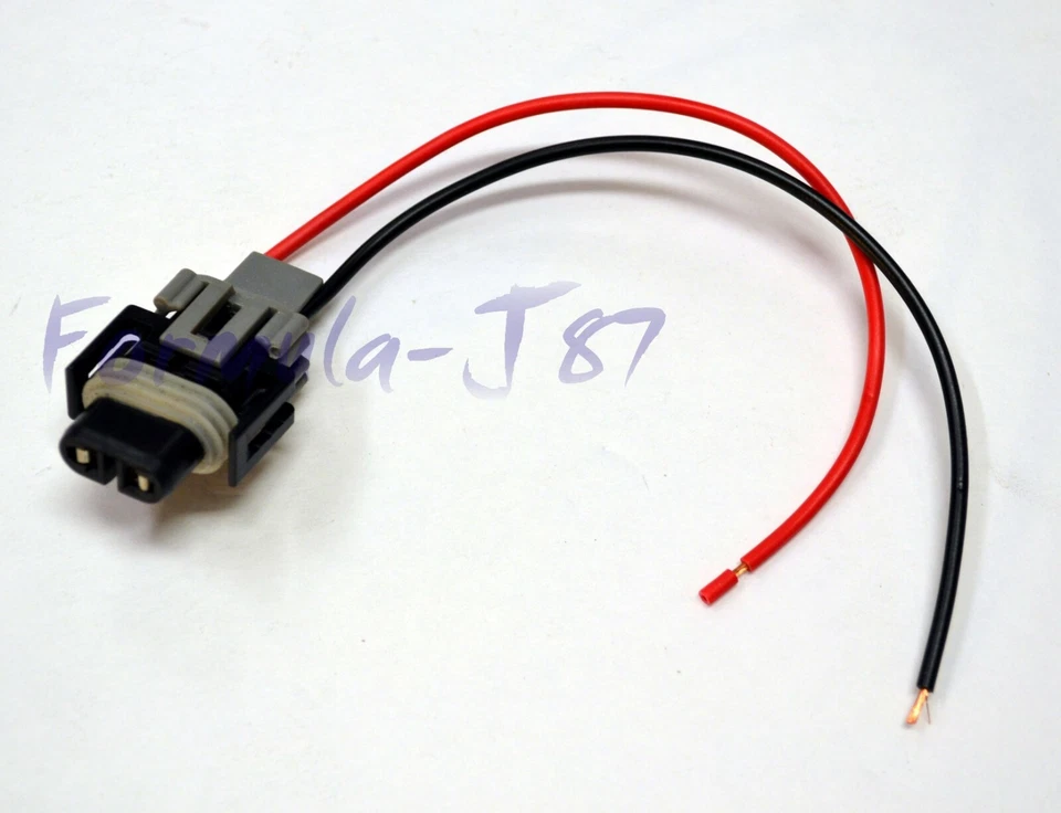 Flosser Wire Harness 9441 Pigtail Female 898 Fog Light Bulb Plug Adapter Socket - Image 2 of 4
