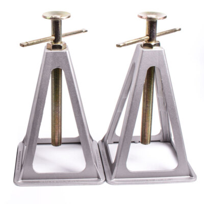 2x Stützbock Set | Alu | max 1800Kg | Unterstellbock | 28-43cm | Abstellbock