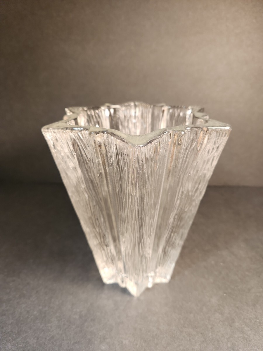 Vintage Art Deco Star Vase attributed to Pierre D'avesn for Daum