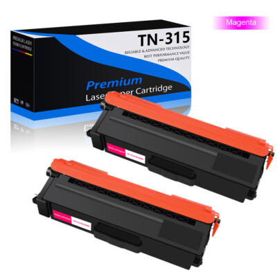 2PK TN315MG Magenta Toner Cartridge For Brother HL-4150cdn 4570cdw MFC-9970cdw