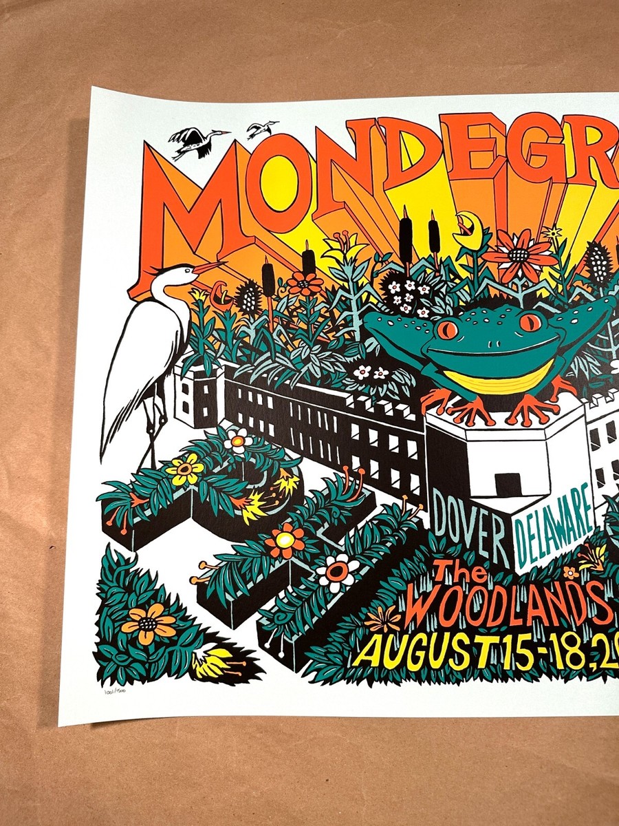 🐸 Phish Mondegreen Poster Jim Pollock Dover 2024 Signed #/1500