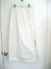 VAN RAALTE Long Full Length Nylon Tan Side Slit Slip Size Small Vintage