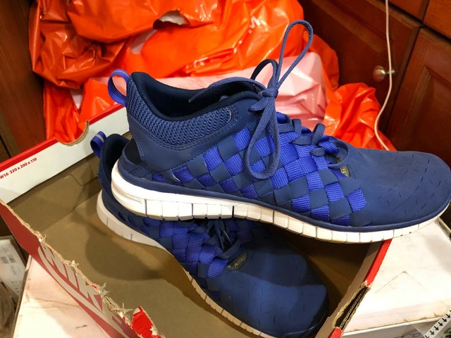 Nike Og 14 Woven Sz 12 Blue Legend Midnight Navy 725070 400 For Sale Online Ebay