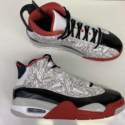 Nike Air Jordan DUB Zero (GS) DV1360-160 Size 5.5Y White/ True Red