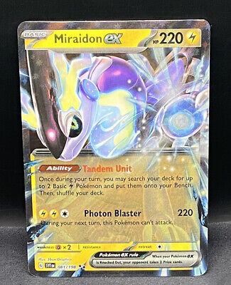 Pokémon TCG Miraidon ex Scarlet & Violet - Base Set 081/198 Holo Double Rare