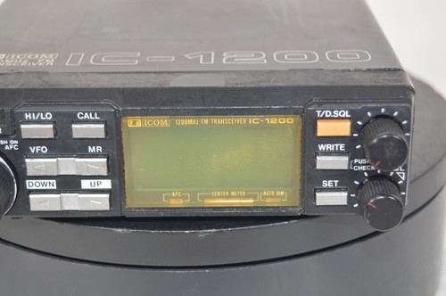 ICOM IC-1200 1200MHz UHF 10W Transceiver Mobil Schwarz Getestet Hervorragend - Bild 7 von 20
