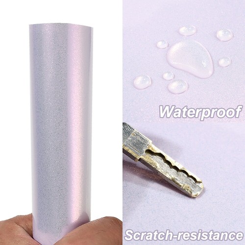 Glitter Chameleon Purple to Pink Car Vinyl Roll Wrap High Glossy Car Body Film - Picture 2 of 8