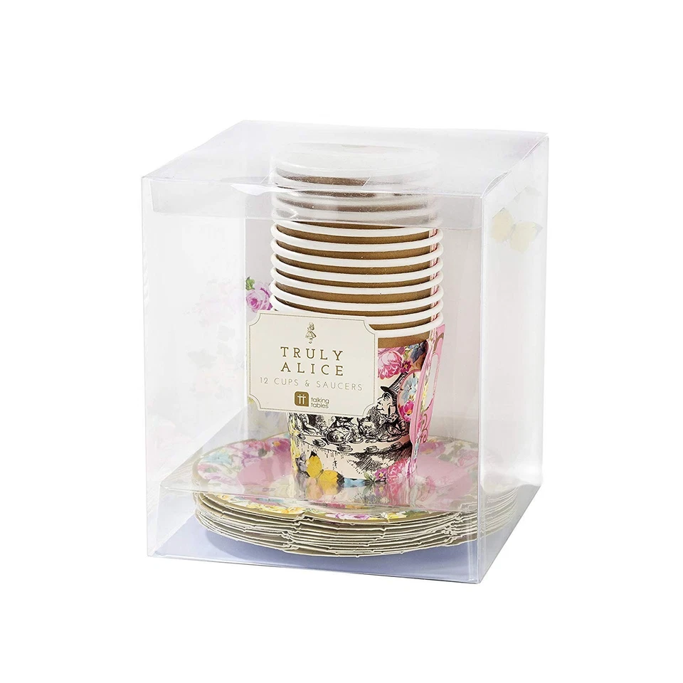 会说话的桌子真正的爱丽丝梦游仙境疯帽子派对杯套装带... — 第 2/4 张图片