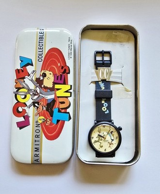 Looney Tunes Wile E Coyote & Road Runner Watch Armitron 1994 Warner Brothers