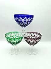 Crystal Legends By Godinger Small Crystal Cut Bowls/Parfait! 4.5"(T) x 4.5" (W)!