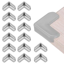 16Pcs Corner Protectors Table Corner Protectors L-shaped Grey