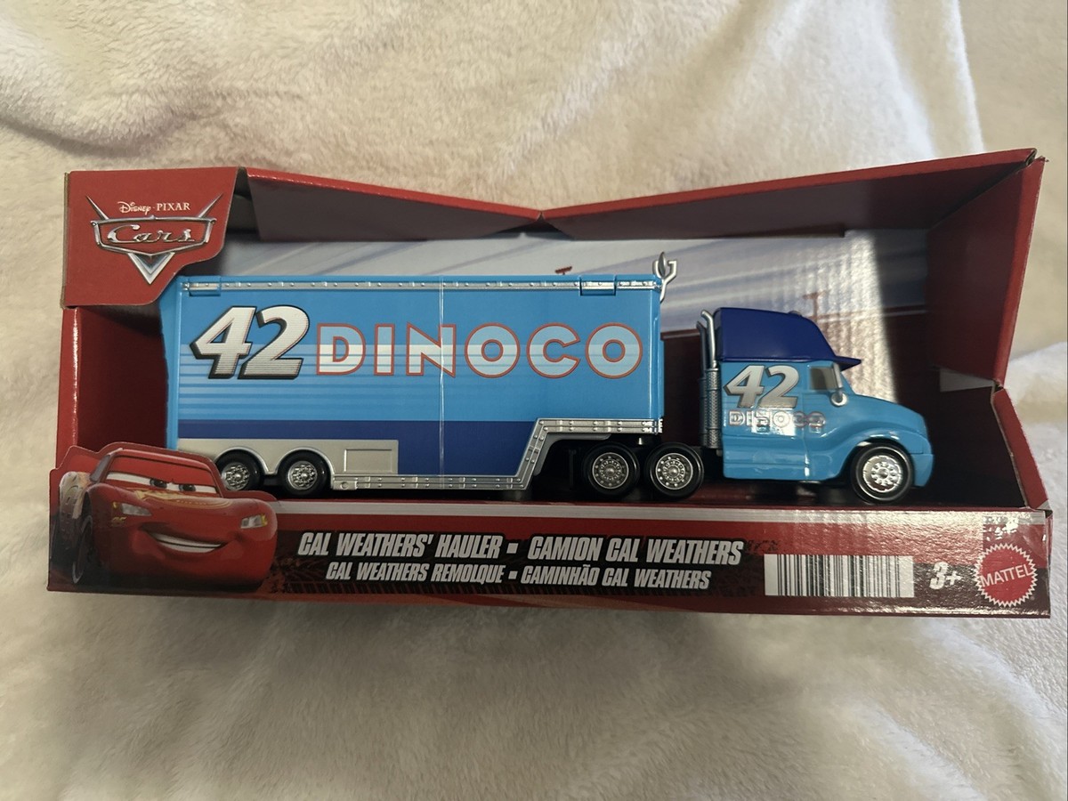Disney Pixar Cars Haulena Fecho Hauler in Hand (dinoco) for sale