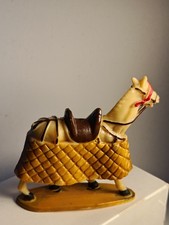 Ancienne figurine cheval Picador Corrida Starlux vintage A Robe  7,3 cm