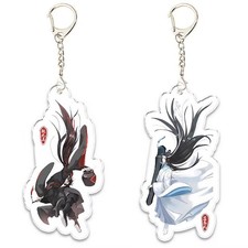 Anime 2pcs Acrylic Keychains 5cm Mo Dao Zu Shi Wei Wuxian Lan Wangji