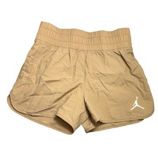 NWT Nike Jordan Youth Girls Large Khaki Shorts Legend Brown 5D170-XA3