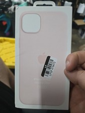 Apple Silicone Case with MagSafe for iPhone 14 Plus - Chalk Pink