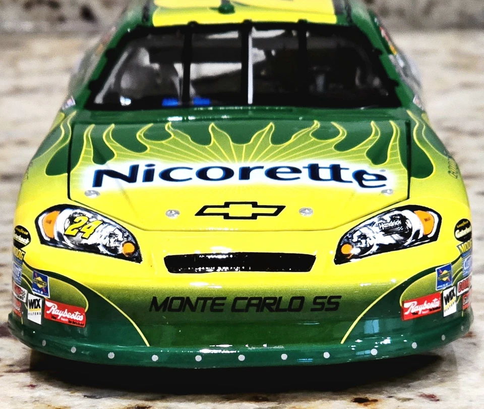 Jeff Gordon Nicorette Monte Carlo SS 2007 #24 1:24 diecast RCAA propietario seleccionado Foto 2 de 4