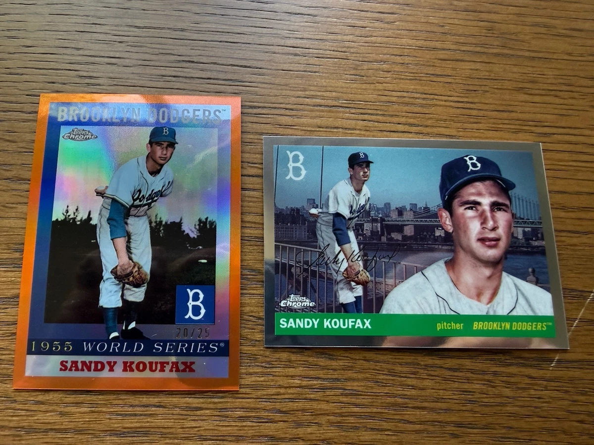 Topps Sandy Koufax Baseball Serial Numbered Sports Trading Cards 