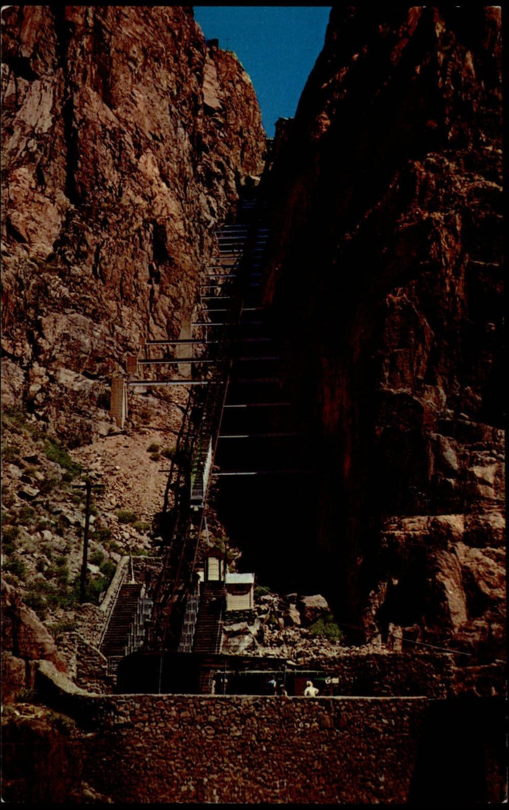 Riyel Rok Royal Gorge Colorado Incline Railway rock formations unused vintage ...