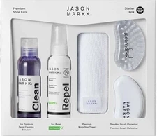 Jason Markk Starter Box, Shoe Cleaning Kit, 5-Piece Set, Deep Cleaning Solutions