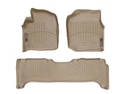 WeatherTech FloorLiner for 1998-2007 Toyota Land Cruiser - 1st & 2nd Row, Tan